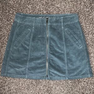American Eagle High Rise Corduroy Skirt